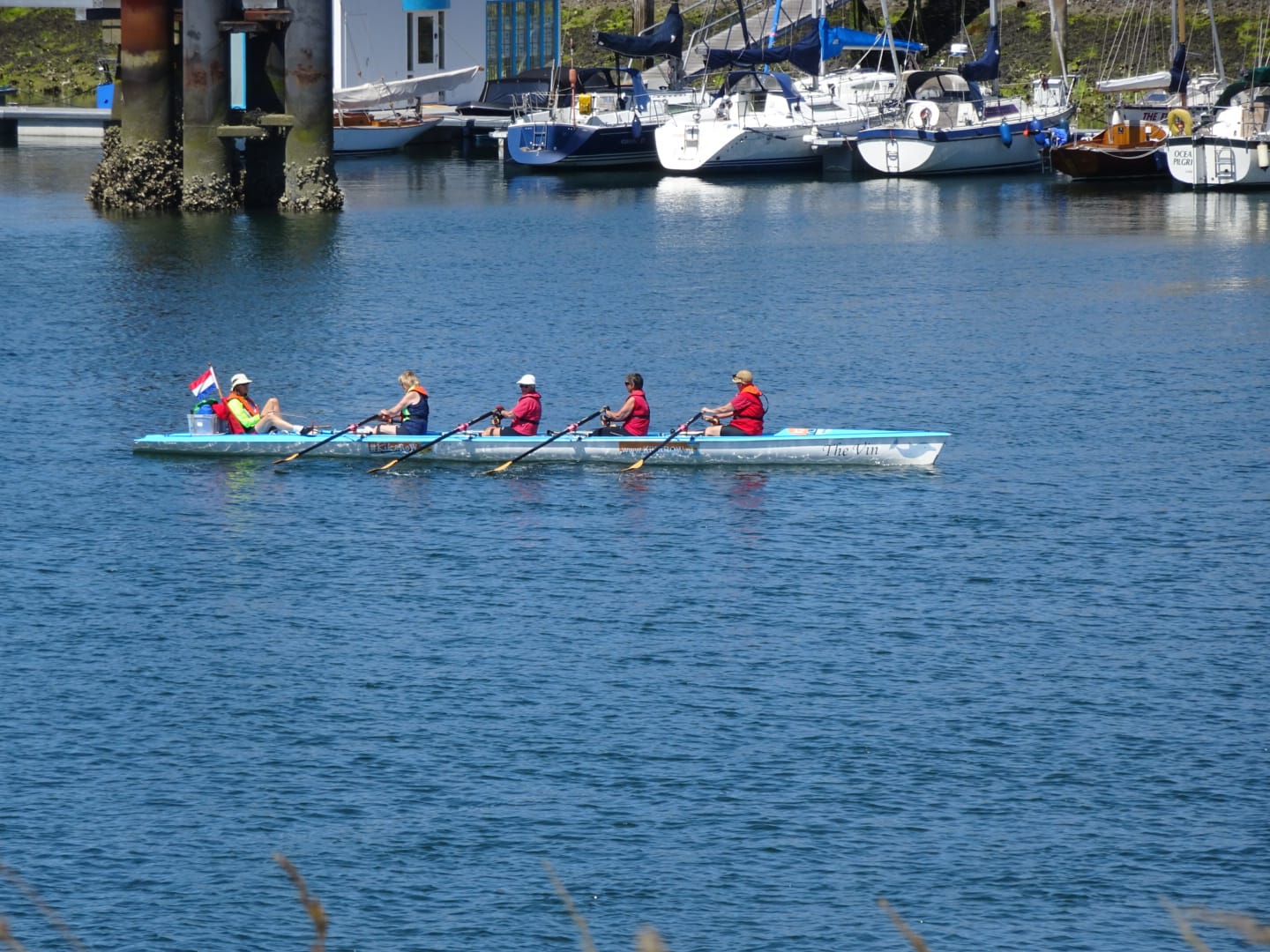 in de haven langs de Oosterschelde