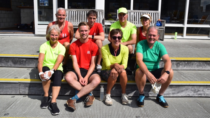Estafette race op de Honte